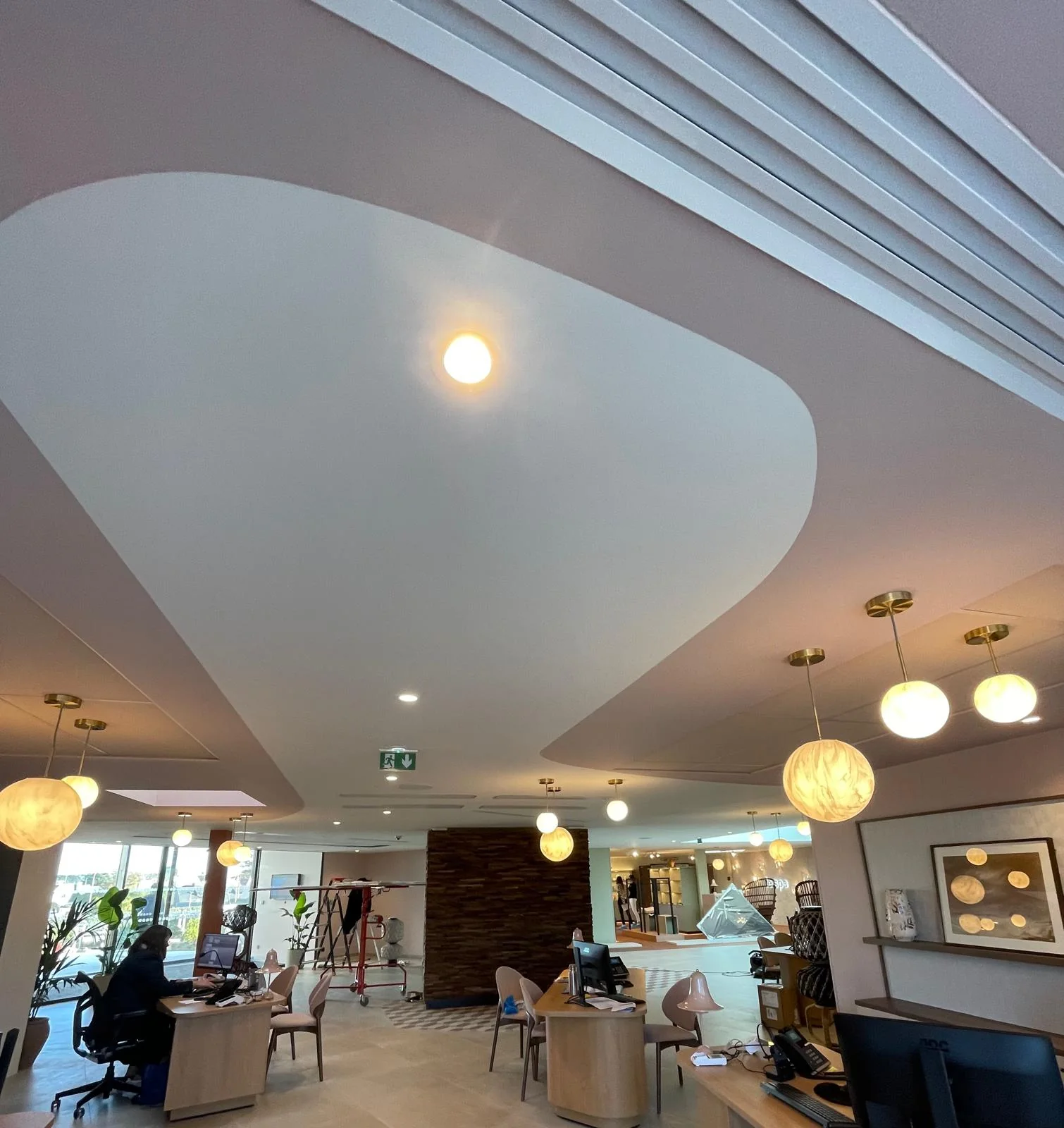 Accueils & bureaux d'entreprise — chantier SPRO : Thalazur Carnac