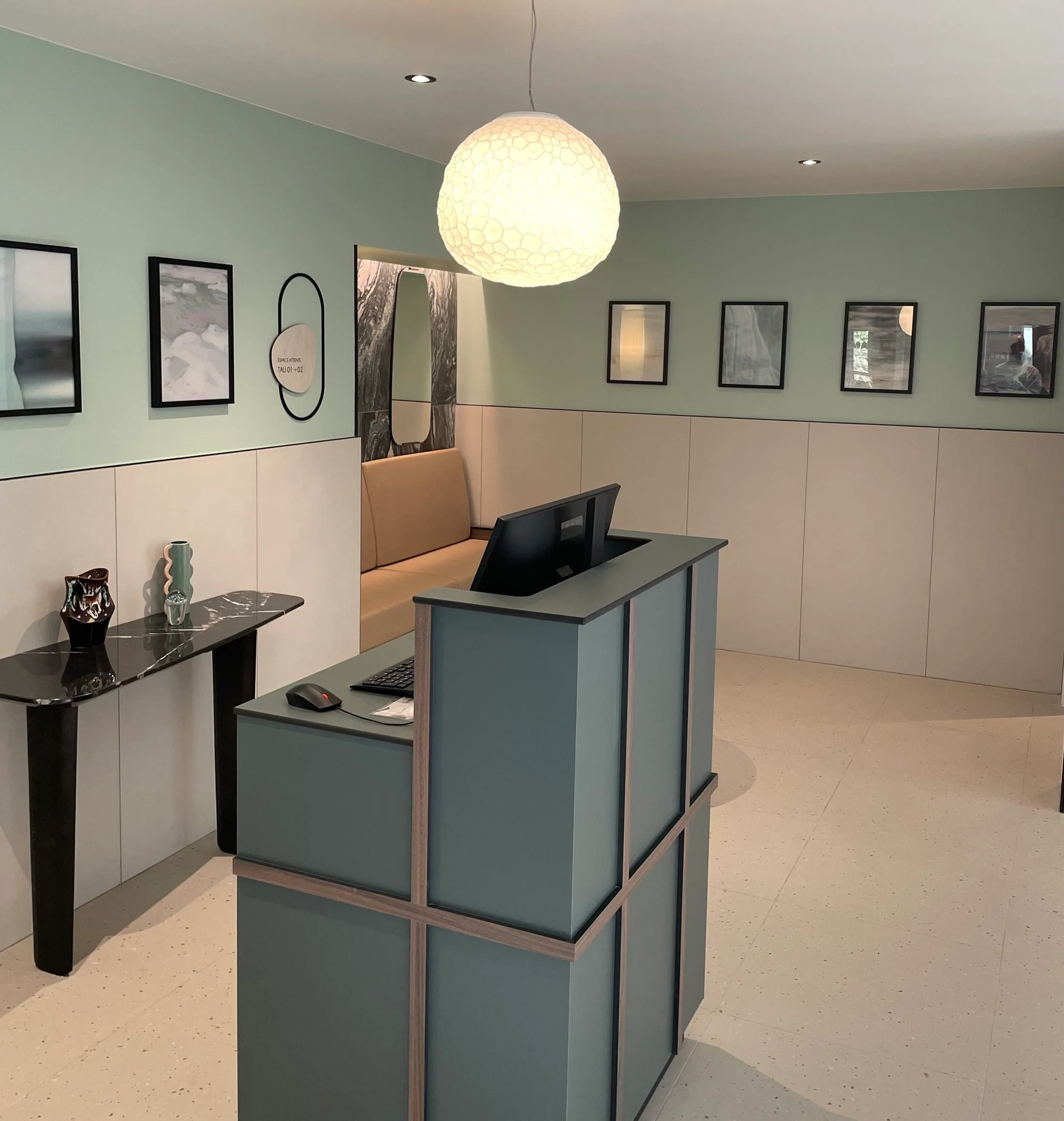 Accueils & bureaux d'entreprise — chantier SPRO : Thalazur Carnac