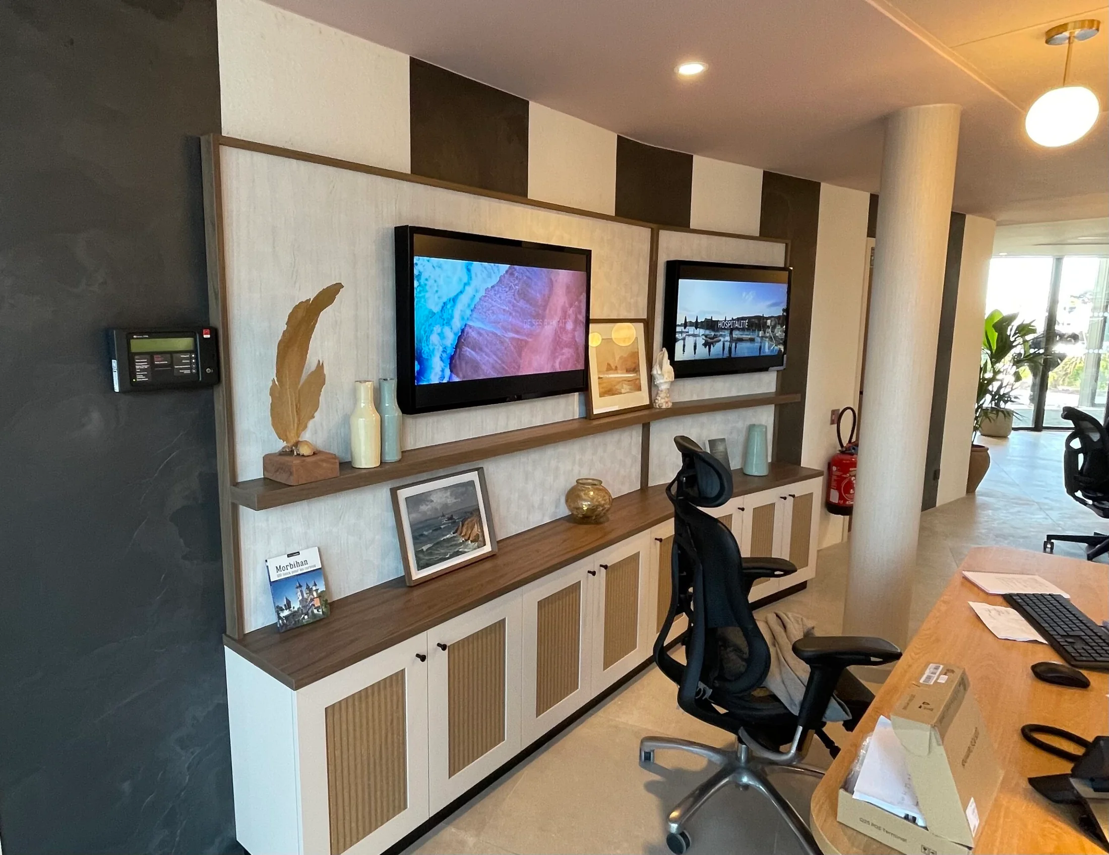 Accueils & bureaux d'entreprise — chantier SPRO : Thalazur Carnac