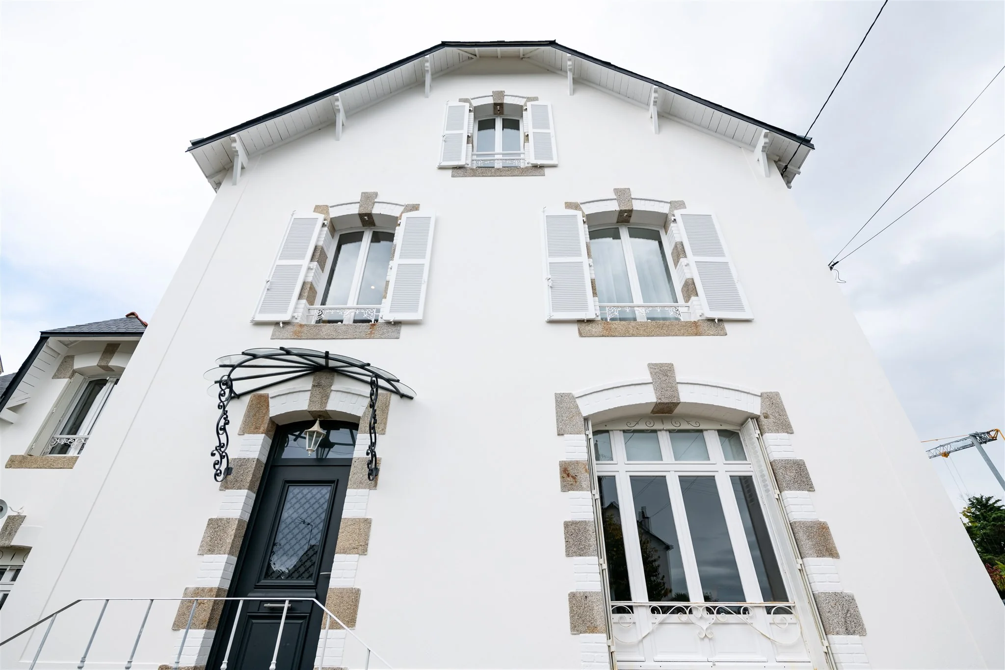 Maison de particuliers après ravalement de façade